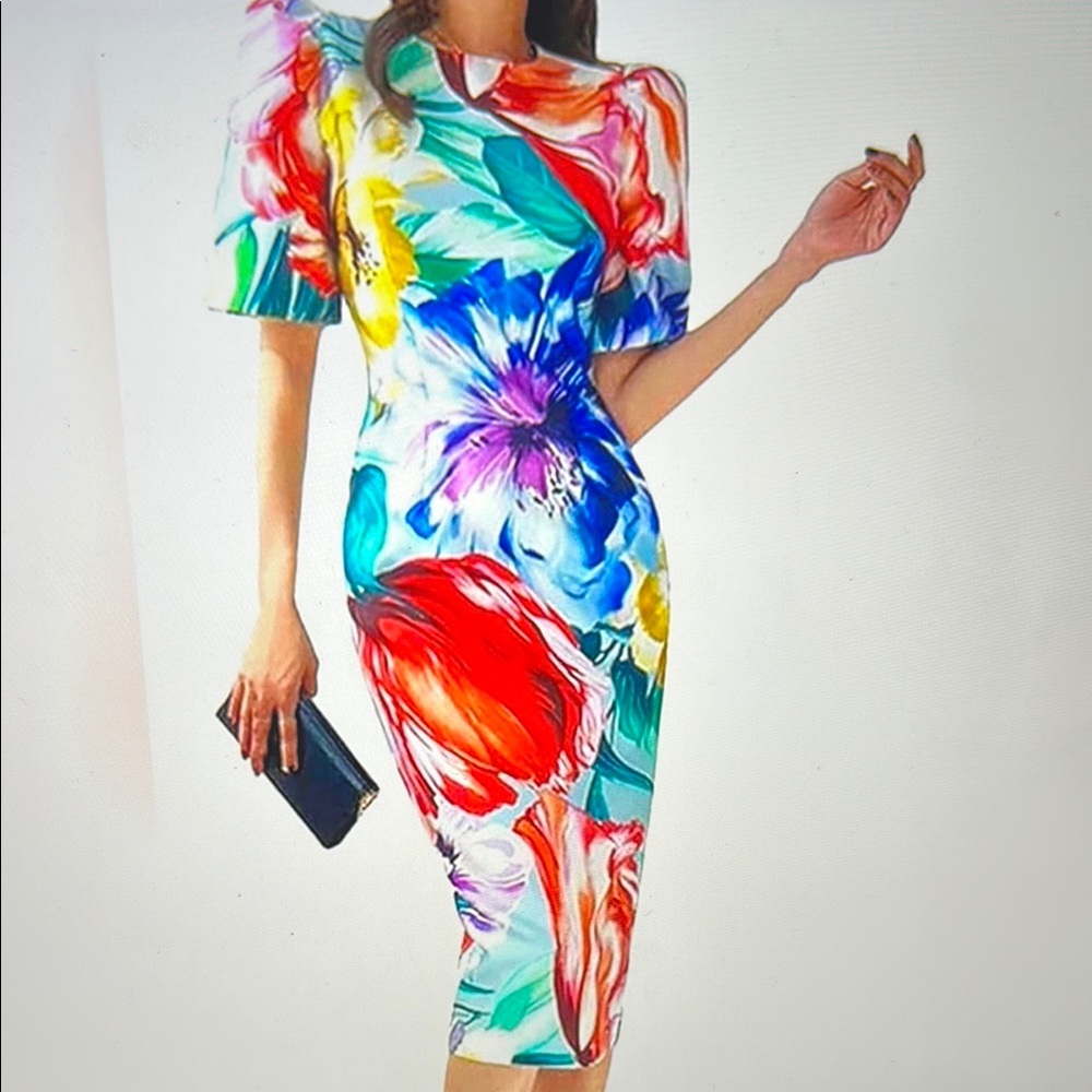 ❣️5 items $25 Floral Multicolor Dress ❤️